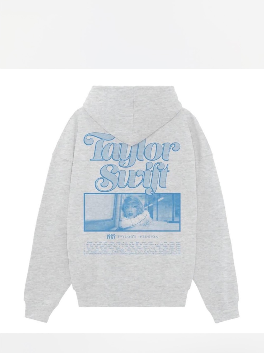 Taylor Swift 1989 Taylor’s Version Gray From the Vault Hoodie Small